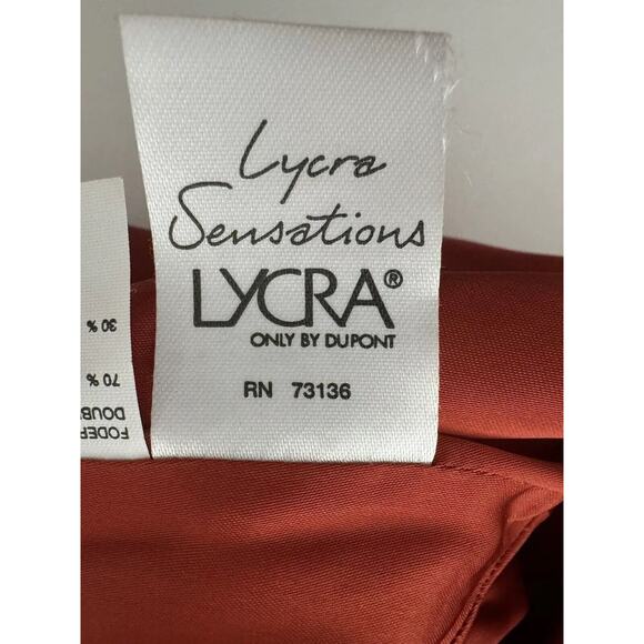 MaxMara Weekend Blazer 12 Red/Orange Cotton Stretch Velveteen Lined Jacket Italy - Picture 14 of 14